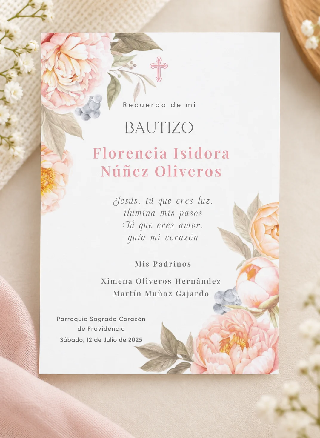 Santitos Bautizo, Comunión, Niña - Foto 1
